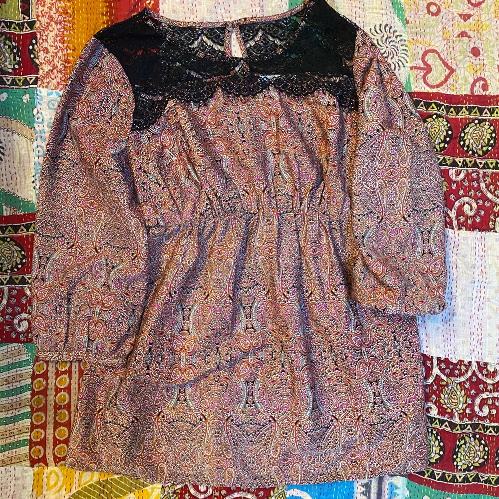 Paisley Maternity top